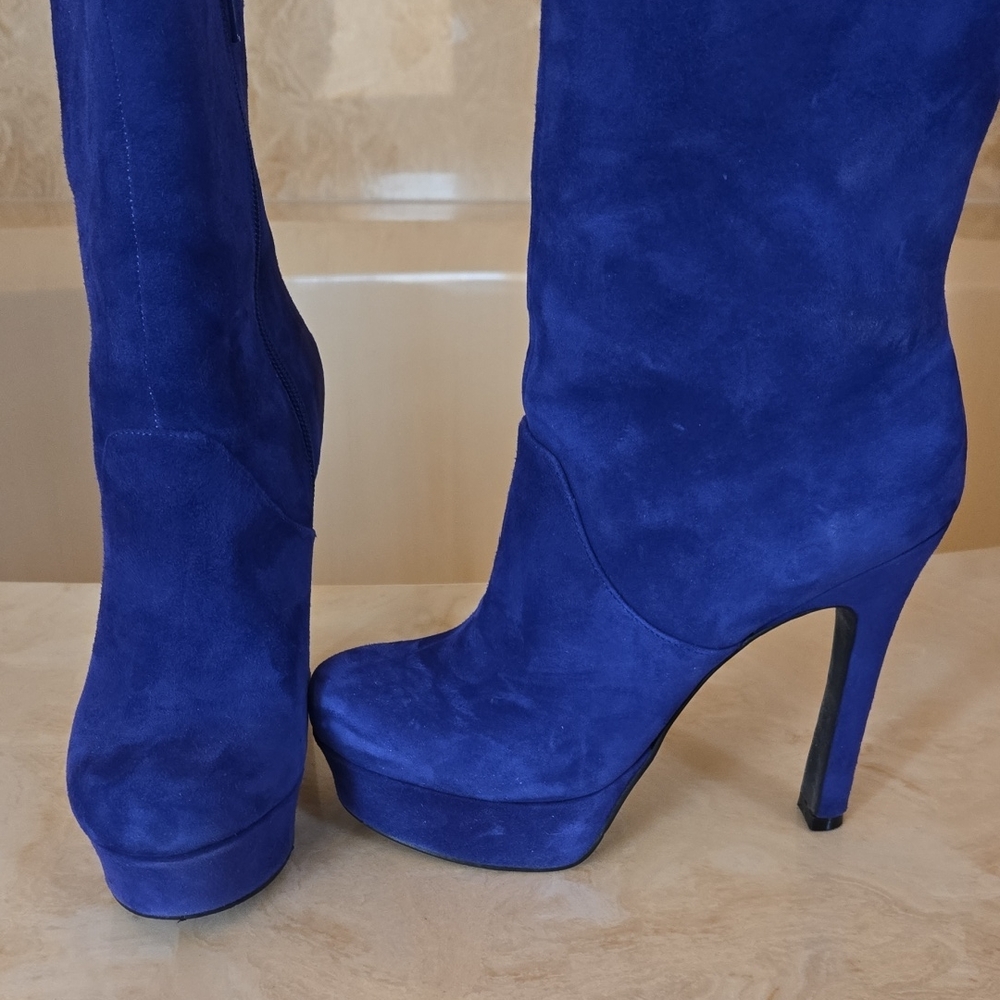 Jessica Simpson Royal Blue Heeled Boots